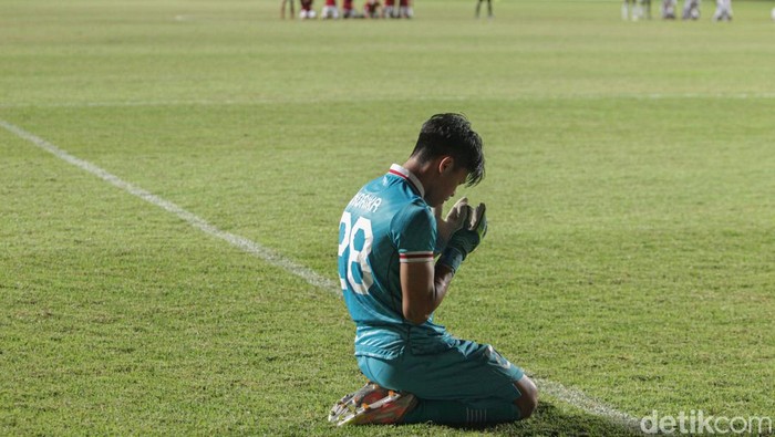 Timnas Indonesia U-16 lolos ke babak final Piala AFF U-16 2022 usai mengalahkan Myanmar lewat adu penalti di Stadion Maguwoharjo, Sleman, DI Yogyakarta, Rabu (10/8/2022).