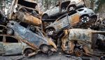 Makam Mobil di Ukraina, Korban Gempuran Pasukan Rusia