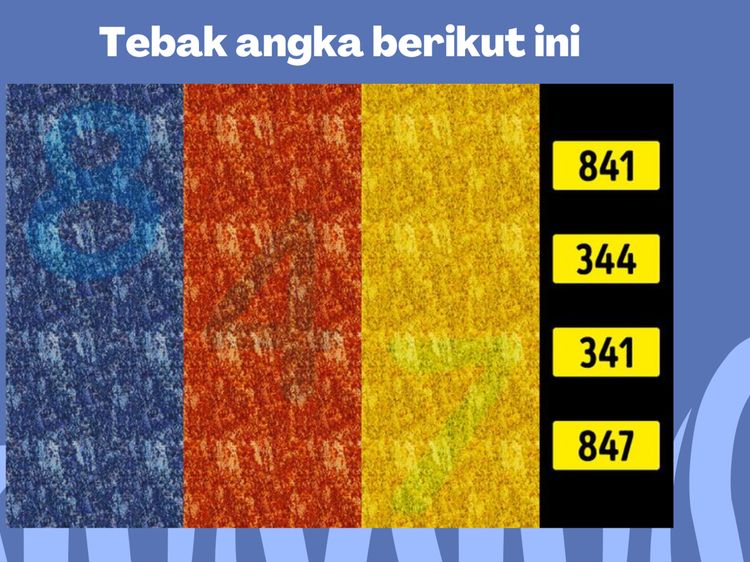 Yuk Uji Konsentrasimu! Angka Berapa yang Ngumpet pada Gambar-gambar Ini?
