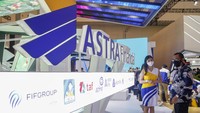 Gelaran GIIAS 2022 yang berlangsung di Indonesia Convention Exhibition (ICE) BSD, Tangerang Selatan, Banten, resmi dibuka, Kamis, (11/8/2022). Astra Financial turut berpartisipasi bersama 9 unit bisnisnya yang berkomitmen mendukung pertumbuhan sektor otomotif.
