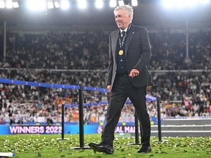 Real Madrid Menangi Piala Super Eropa Kelima, Ancelotti Ukir Rekor