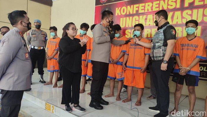 Delapan pendekar di Sidoarjo diamankan