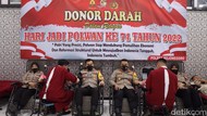 Polres Bojonegoro Kumpulkan 138 Kantong Darah Peringati Hari Polwan