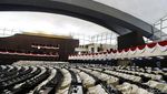Gedung Kura-kura DPR Bersolek Jelang Pidato Kenegaraan Jokowi