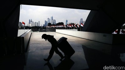 Gedung Kura-kura DPR Bersolek Jelang Pidato Kenegaraan Jokowi