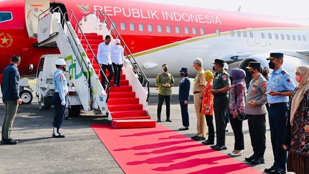 Jokowi Tiba di Solo untuk Tanam Kelapa Genjah di Boyolali dan Sukoharjo