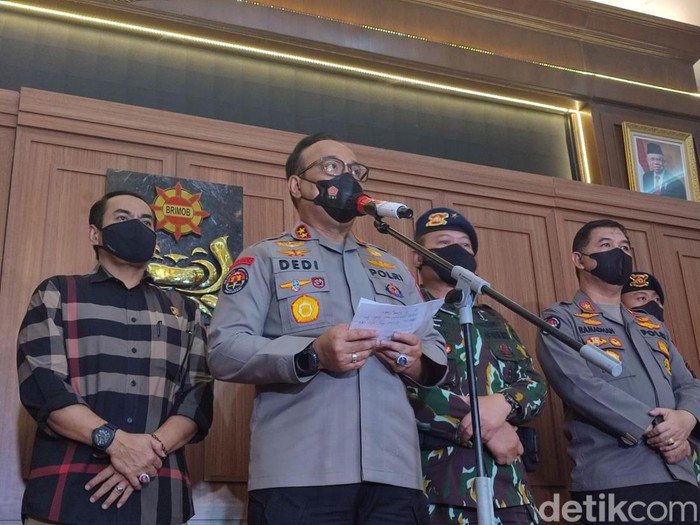 Kadiv Humas Polri Irjen Dedi Prasetyo (Rizky AM/detikcom)