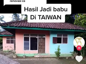 Viral Wanita Sumsel Jadi TKW di Taiwan Sukses Bangun Rumah yang Bikin Takjub