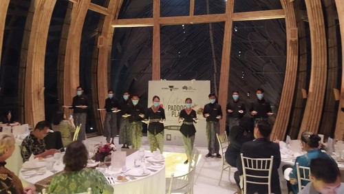 Paddock to Plate promosikan daging sapi dan domba dari Victoria Australia di The Apurva Chapel Kempinski, Nusa Dua, Kuta Selatan, Bali, Kamis (11/8/2022).