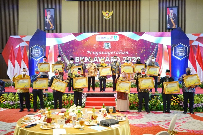 Pemkab Sidoarjo Borong 3 Penghargaan di BKN Award 2022