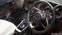 Interior Daihatsu Ayla listrik.