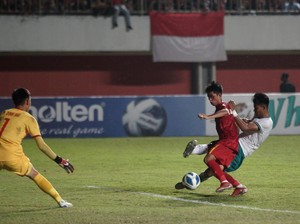 Gol Tunggal Kafiatur Bawa Indonesia Bungkam Vietnam di Final AFF U-16 2022