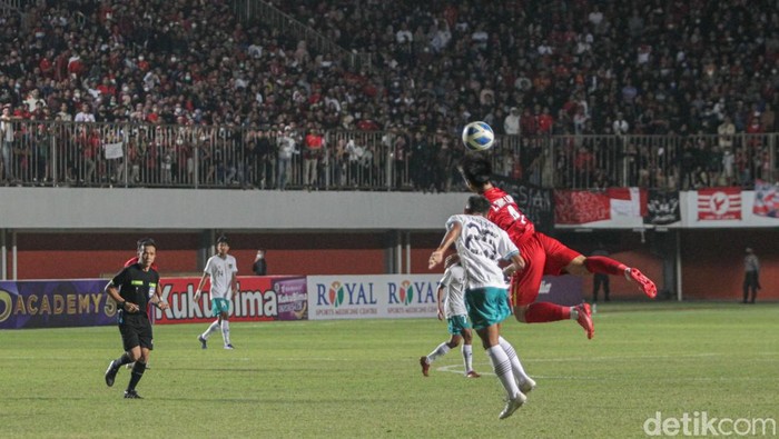 Final Piala AFF U-16 2022 antara tim Indonesia vs tim Vietnam di Sleman, Jumat (12/8/2022).