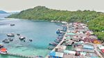 Menatap Indahnya Kepulauan Anambas dari Udara