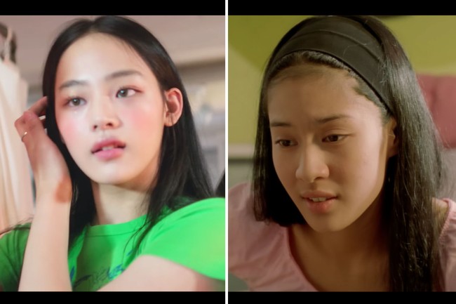 Terlebih gadis 18 tahun itu memiliki rambut panjang berwarna hitam yang sehat seperti Cinta di film Ada Apa Dengan Cinta. Foto: dok. ADOR, Twitter