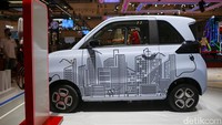 Jika melihat dimensinya, Mini EV akan bertarung dengan Wuling Air EV yang sudah lebih dulu dijual di Tanah Air.  