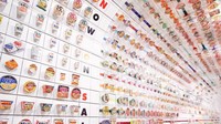 Bagi pecinta mie instan terowongan besar di museum ini pasti sangat menyenangkan untuk dilihat. Pasalnya terowongan tersebut khusus berisi berbagai mie instan yang konon mencapai lebih dari 800 produk. Foto: Cup Noodle Museum