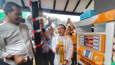 Mantap! Ada Pom Mini Minyak Goreng Curah di Cimenyan Bandung