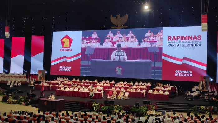 Prabowo Subianto di Rapimnas
