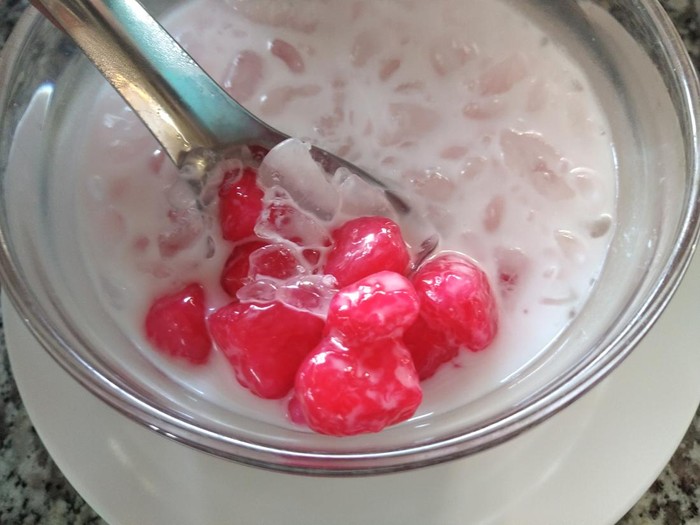 Resep Es Merah Delima
