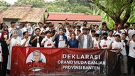 Pemuda di Banten Deklarasi Dukung Ganjar Nyapres 2024