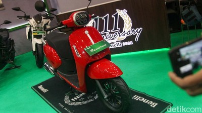 Sambut HUT RI, Benelli Rilis Skutik Edisi Terbatas Warna Merah Cabai