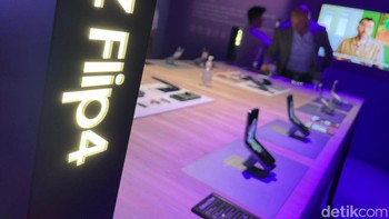 Ruang interaktif Samsung ini berlokasi di 60 10th Ave, New York, AS. Foto: Agus Tri Haryanto/detikINET
