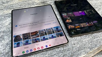 Layar utama kedua ponsel ini masih menggunakan panel Dynamic AMOLED 2X berukuran 7,6 inch dengan resolusi QuadHD+. Namun Z fold 4 punya tingkat kecerahan layarnya ditingkatkan menjadi 1.000 nits.