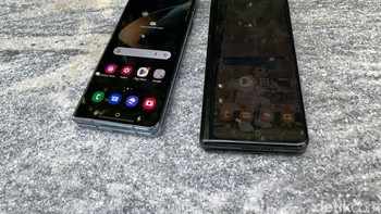 Harga peluncuran  Z Fold 4 masih sama dengan Z Fold 3, mulai dari Rp 25 juta. Foto: Agus Tri Haryanto/detikINET