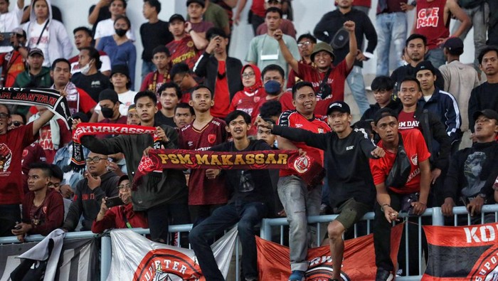 Suporter PSM Makassar.