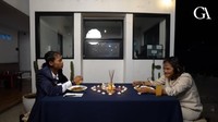 Beberapa waktu lalu, Kurma Citayam pernah dinner cantik bersama Bonge. Namun sepertinya kini hubungan Kurma dan Bonge telah kandas. Foto: YouTube / GA