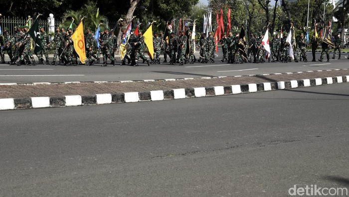 Ada Gladi Kotor HUT RI ke-77, Jalan Menuju Istana Ditutup Sejumlah ruas jalan di sekitar Istana Merdeka ditutup menyusul adanya rangkaian gladi kotor upacara peringatan HUT RI ke-77 pada 17 Agustus 2022.