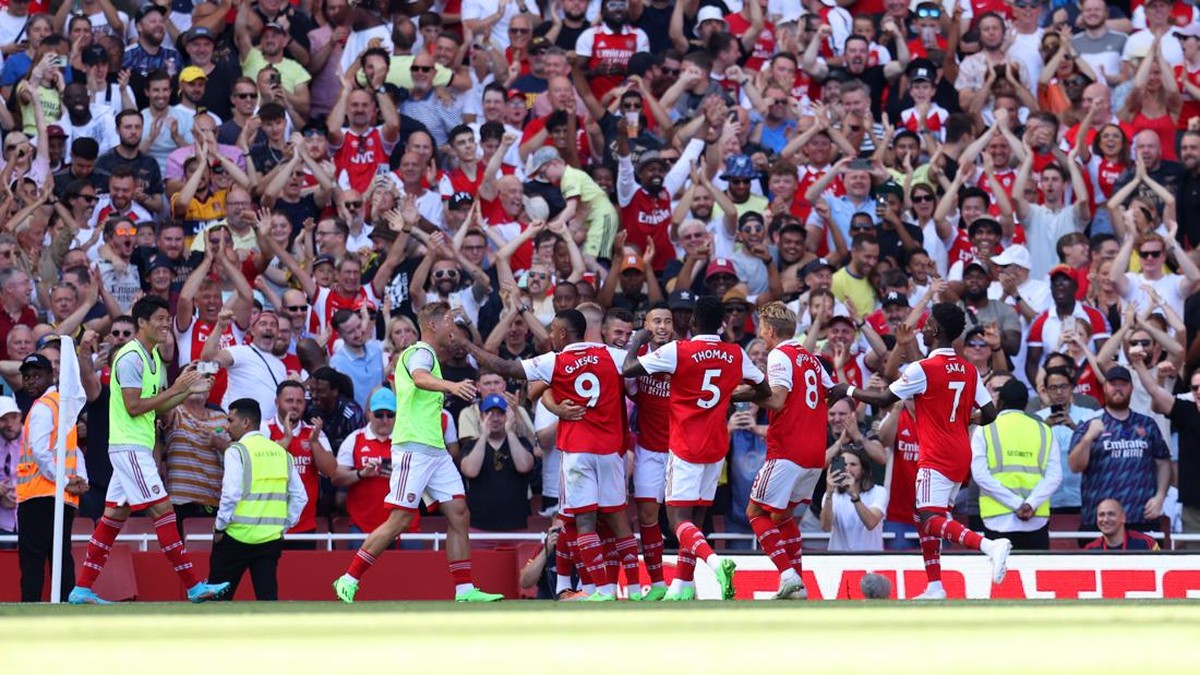 Arsenal berhasil menghancurkan Leicester City. (Foto: Getty Images/Alex Pantling)