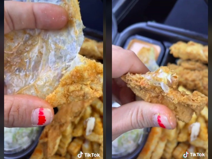 Bule ketipu saat beli kulit ayam goreng