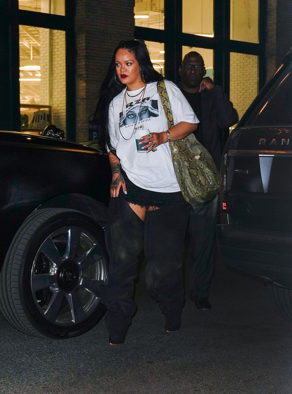 NEW YORK, NEW YORK - AUGUST 12: Rihanna is seen out and about on August 12, 2022 in New York City. (Photo by Gotham/GC Images)