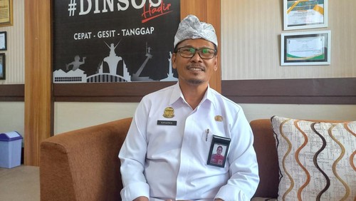 Kepala Dinas Sosial Kabupaten Buleleng I Putu Kariaman Putra.