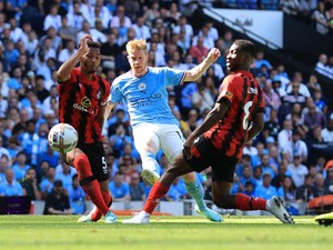 Man City Dominan Lawan Bournemouth, Unggul 3-0 di Babak I