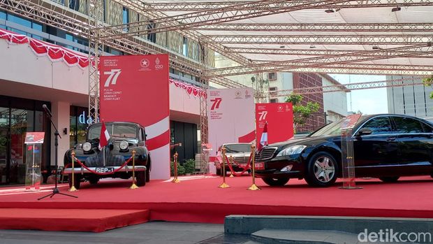 Mobil kepresidenan era Sukarno hingga Jokowi dipamerkan di Sarinah.