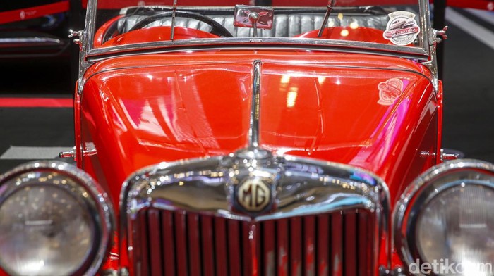 Morris Garage TC Midget 1984, Bikin GIIAS Semakin Meriah Morris Garage ikut meramaikan ajang GIIAS 2022 yang diselenggarakan di ICE BSD, Tangerang Selatan, Jumat (12/8/2022).