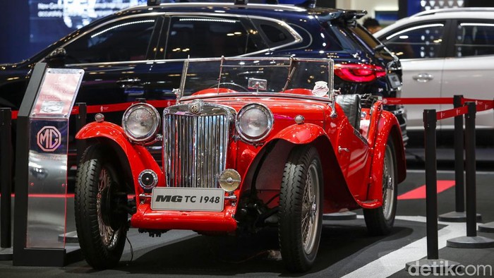 Morris Garage TC Midget 1984, Bikin GIIAS Semakin Meriah Morris Garage ikut meramaikan ajang GIIAS 2022 yang diselenggarakan di ICE BSD, Tangerang Selatan, Jumat (12/8/2022).