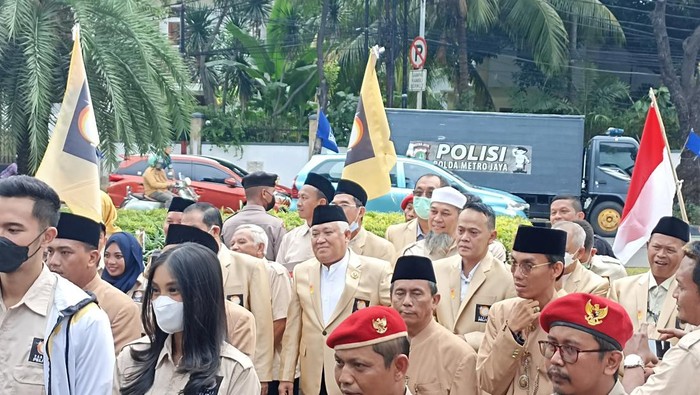 Partai Pelita daftar ke KPU (Wildan-detikcom)