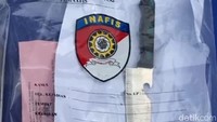 Pisau yang digunakan Rahmat tusuk keponakannya hingga tewas. (Goklas/detikSumut)