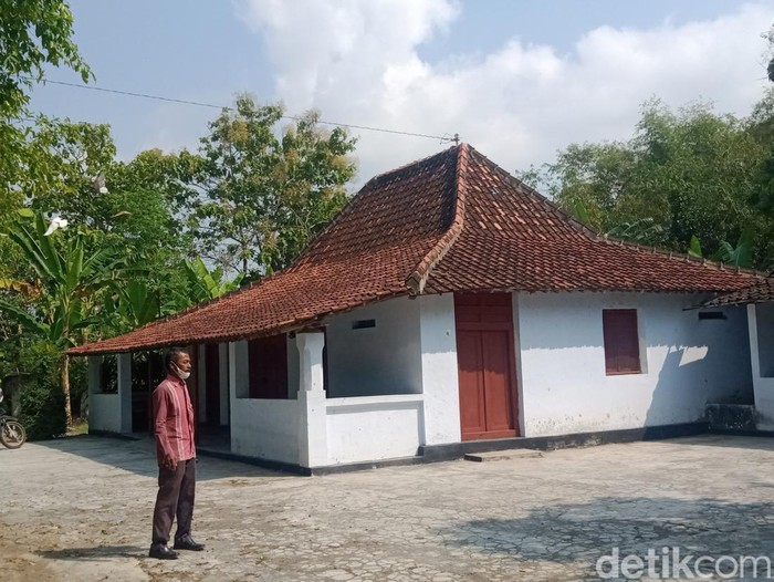 Rumah persembunyian Bupati Klaten di masa perang kemerdekaan di Desa Japanan, Kecamatan Cawas. Difoto pada Sabtu (13/8/2022).