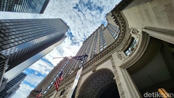 Gedung-gedung pencakar langit khas New York terabadikan dengan baik. Foto: Agus Tri Haryanto/detikINET