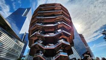 Objek wisata The Vessel. Foto: Agus Tri Haryanto/detikINET