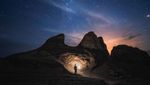 Sumpah, Hujan Meteor di Langit China Keren Banget Gaes
