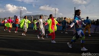 Jakarta Karnaval (Jakarnaval) 2022 resmi dibuka di Jakarta International E-Prix Cirkuit (JIEC) atau sirkuit Formula E, Minggu, (14/8/2022).