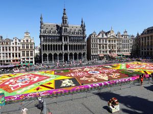 Hamparan Bunga Hiasi Grand Place Belgia, Indah Banget!
