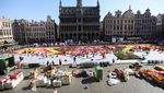Hamparan Bunga Hiasi Grand Place Belgia, Indah Banget!