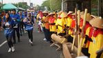 Keseruan Jogja Marathon 2022 di Candi Prambanan